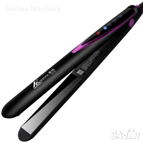 Професионална преса за изправяне на коса с турмалинови керамични плочи, снимка 2 - Преси за коса - 52855159