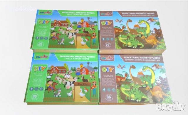 НОВО! Дигитална дървена кутия с магнити на ферма, снимка 4 - Образователни игри - 38416980
