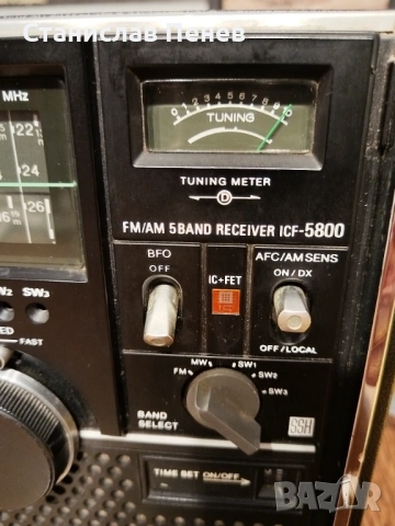Sony icf-5800 FM/AM 5Band Vintage Receiver , снимка 4 - Ресийвъри, усилватели, смесителни пултове - 53418151