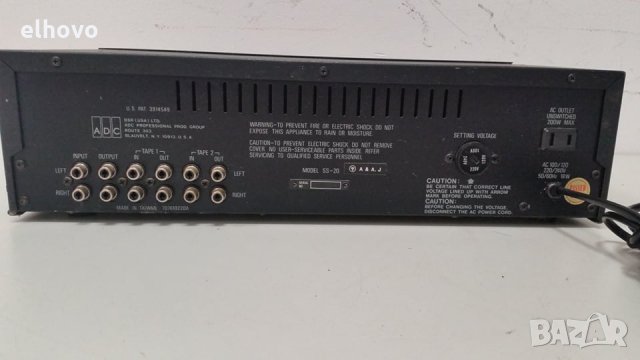 Стерео еквалайзер ADC Sound Shaper Twenty, снимка 3 - Ресийвъри, усилватели, смесителни пултове - 28889069