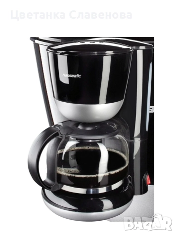 Комплект за закуска Hanseatic от 2 части: кана и кафемашина, черен, снимка 5 - Кани - 52595515