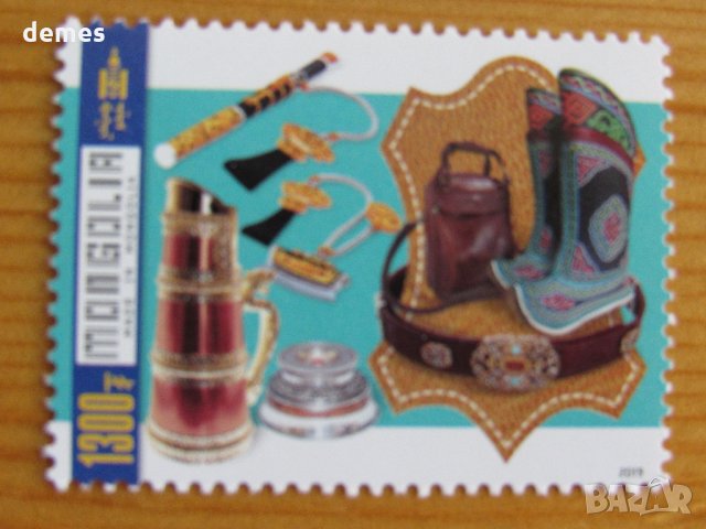  Сет марки Made in Mongolia ,2019, Монголия, снимка 4 - Филателия - 28028494