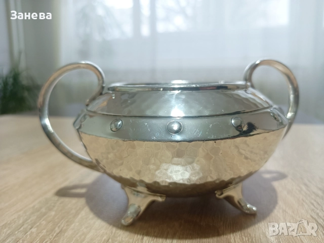 Английски  посребрен сет., снимка 9 - Антикварни и старинни предмети - 52584046