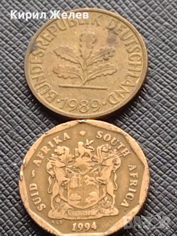 Лот монети от цял свят 10 броя ЮЖНА АФРИКА, БРАЗИЛИЯ, ИСПАНИЯ ЗА КОЛЕКЦИЯ ДЕКОРАЦИЯ 26393, снимка 7 - Нумизматика и бонистика - 43360080