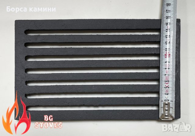 Чугунена скара 255 / 160 мм, снимка 2 - Камини - 43940271