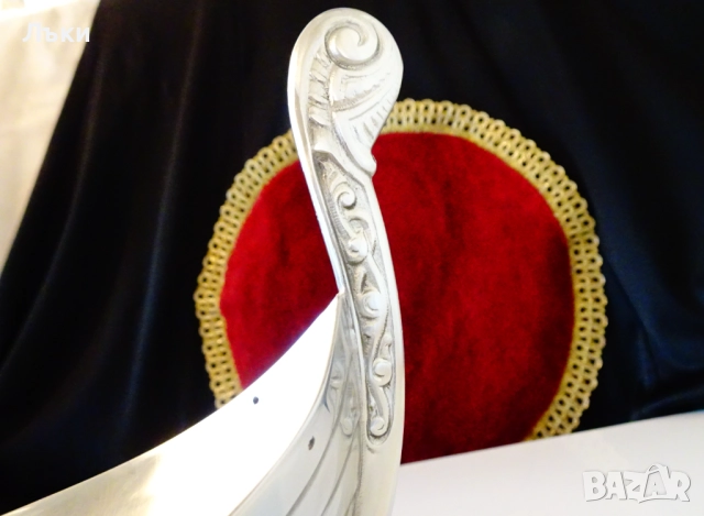 Викингски драконов кораб Драккар от калай,Норвегия. , снимка 5 - Антикварни и старинни предмети - 51936697