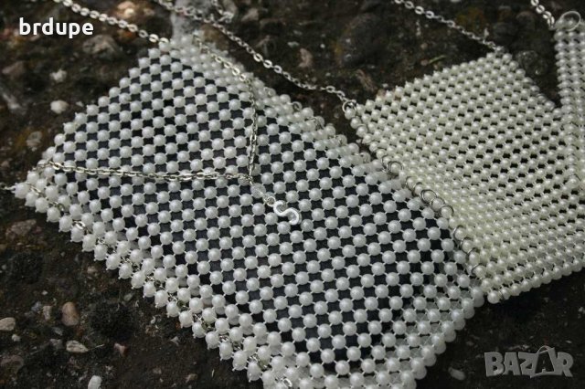 Чанти за телефон с  перли абитуриентски чанти. Булчински чанти, снимка 5 - Калъфи, кейсове - 29020145