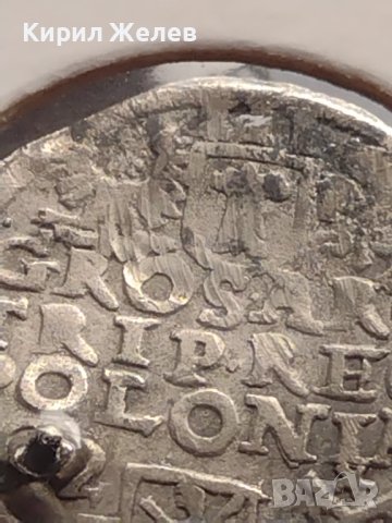 Сребърна монета 3 гроша 1592г. Сигизмунд трети ПОЛША 13709, снимка 10 - Нумизматика и бонистика - 43000901