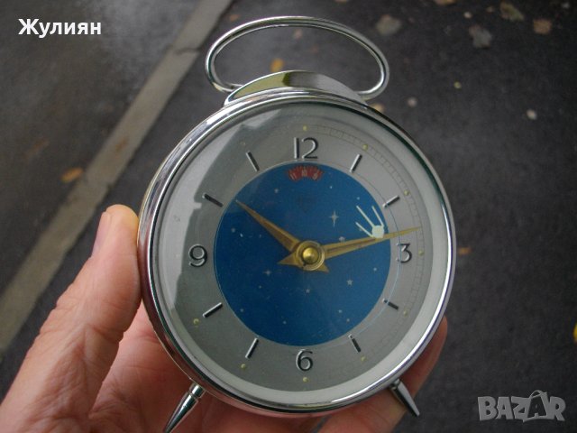 КОЛЕКЦИОНЕРСКИ БУДИЛНИК СПЪТНИК, снимка 3 - Антикварни и старинни предмети - 43141145