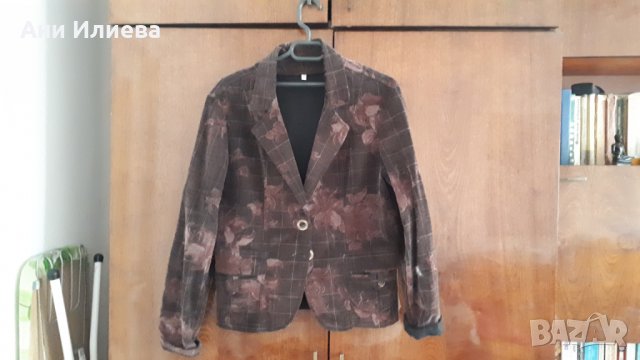 Спортно-елегантно сако от кадифе, снимка 4 - Сака - 28890884