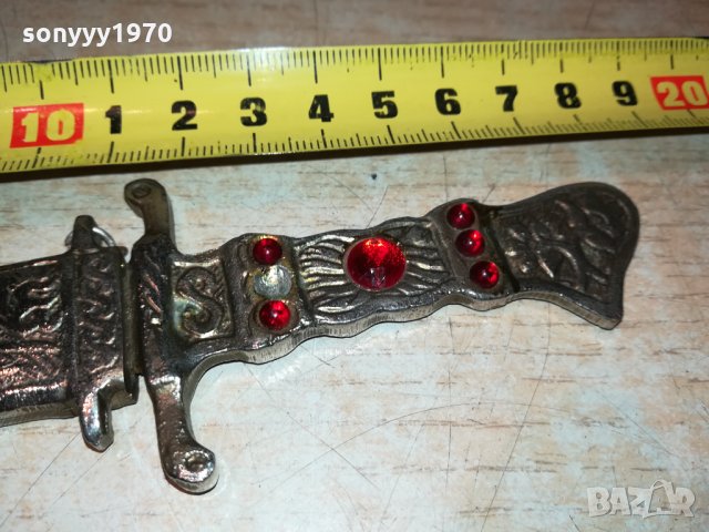 ОРИЕНТАЛСКА КАМА С КАНИЯ ОТ ФРАНЦИЯ 0612211855, снимка 3 - Антикварни и старинни предмети - 35050981