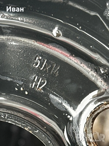 3БР железни джанти 5х100, снимка 2 - Гуми и джанти - 53354265