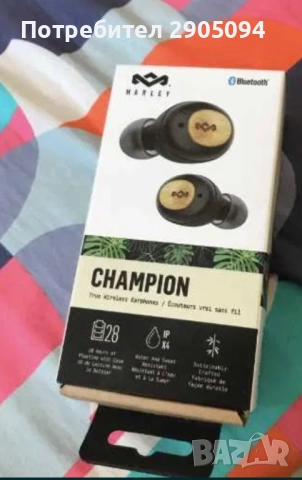 Продавам чисто НОВИ слушалки Marley Champion
