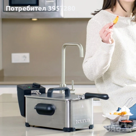 Фритюрник Taurus FRY3 – 2000 W мощност, 3 L капацитет, снимка 7 - Фритюрници - 53283324