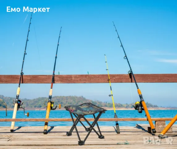 Преносима сгъваема табуретка за къмпинг, туризъм, риболов, плаж, снимка 3 - Къмпинг мебели - 50031627
