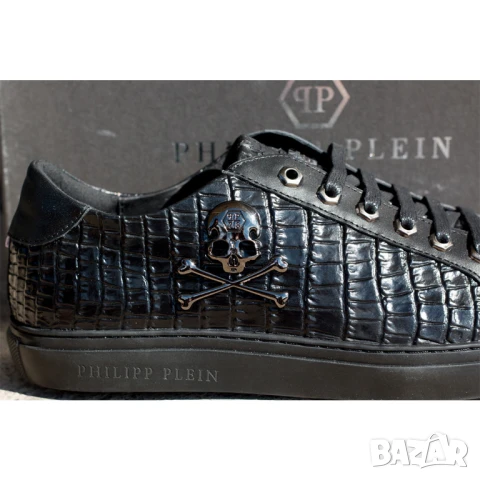 PHILIPP PLEIN Сникер в размер 42, 44, снимка 2 - Официални обувки - 50896442