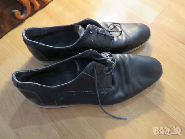 Италиански мъжки обувки от телешка кожа - VENTURINI  - номер 44., снимка 2 - Официални обувки - 26440285