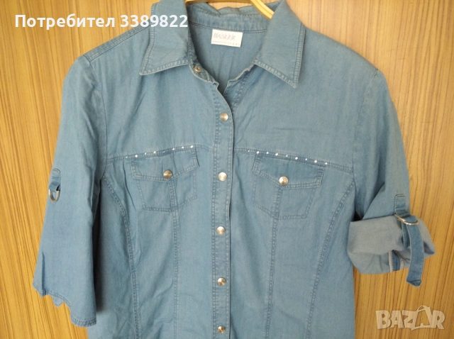 Дънкова рокля , снимка 2 - Рокли - 53106474