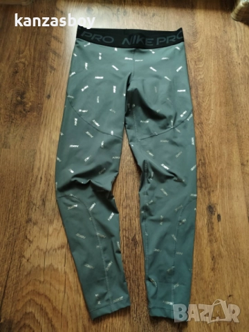 NIKE PRO METALLIC FOIL LOGO - страхотен дамски клин КАТО НОВ М, снимка 7 - Клинове - 51488619