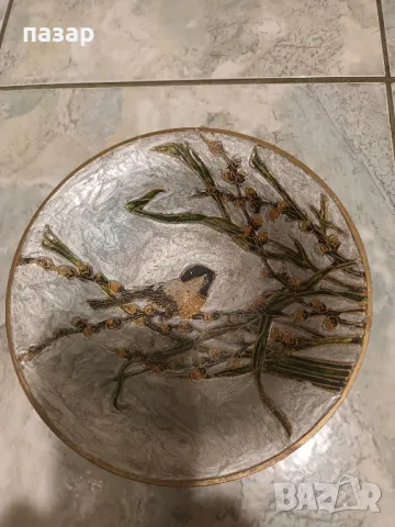 Купичка от месинг отлична цветова изработка, снимка 4 - Декорация за дома - 48176128