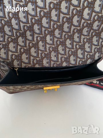 Елегантна Диор/Dior кафява чанта , снимка 5 - Чанти - 40712275