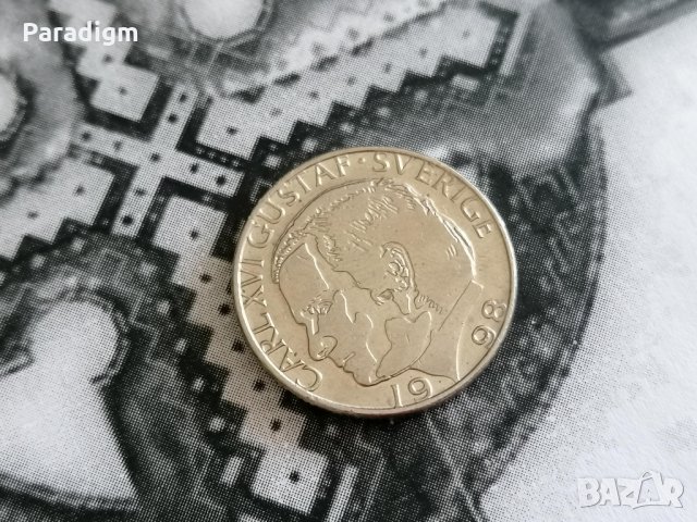 Mонета - Швеция - 1 крона | 1998г., снимка 2 - Нумизматика и бонистика - 28478238