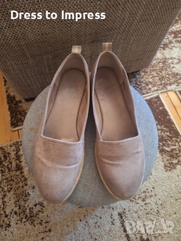 Дамски еспадрили естествен велур 40 Graceland, снимка 2 - Маратонки - 51622780