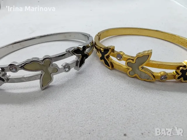 Гривна от медицинска стомана , снимка 2 - Гривни - 49580766