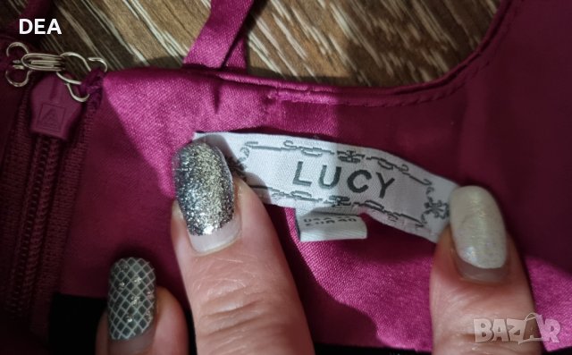 Сатенена рокля М LUCY-50лв.НОВА, снимка 9 - Рокли - 39533046