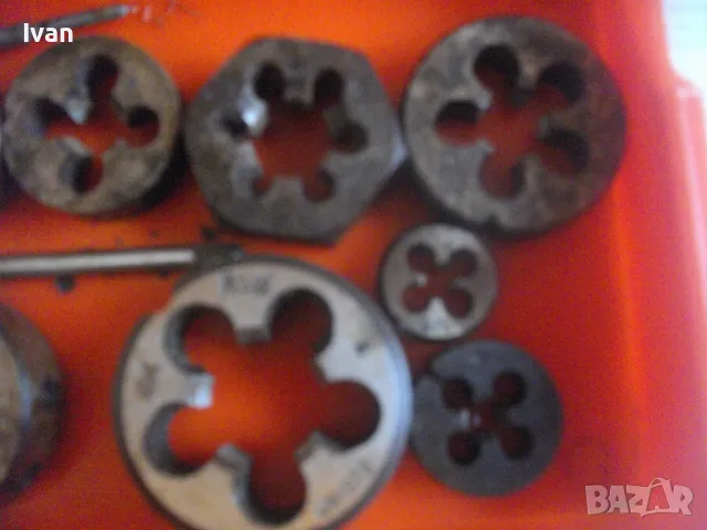 КОМПЛЕКТ 15 БРОЯ ГОЛЕМИ РЕЗБОНАРЕЗНИ ПЛАШКИ И МЕТЧИЦИ ДО М16 - 1/2 ЦОЛ, снимка 13 - Други инструменти - 48921927