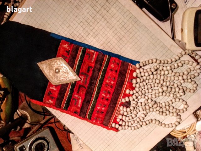 торбичка-пунгия,част от старобългарска  носия, снимка 2 - Антикварни и старинни предмети - 27210819
