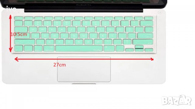 Силиконов протектор за клавиатура на  Apple Macbook, снимка 4 - Лаптоп аксесоари - 22555435