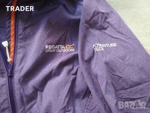 дамско яке ветровка туризъм Regatta Great Outdoors, пастелено лилаво, снимка 10 - Якета - 15984333