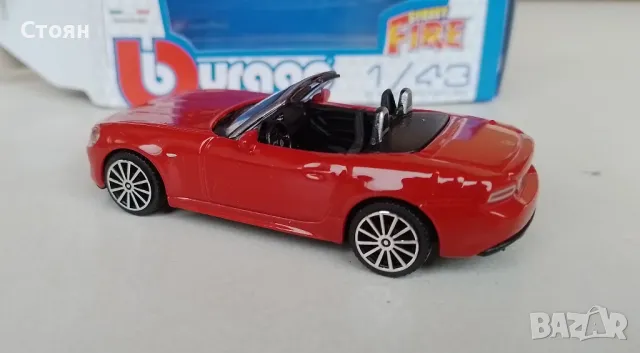 Продавам Fiat 124 Spider, мащаб 1/43, снимка 6 - Колекции - 48459721