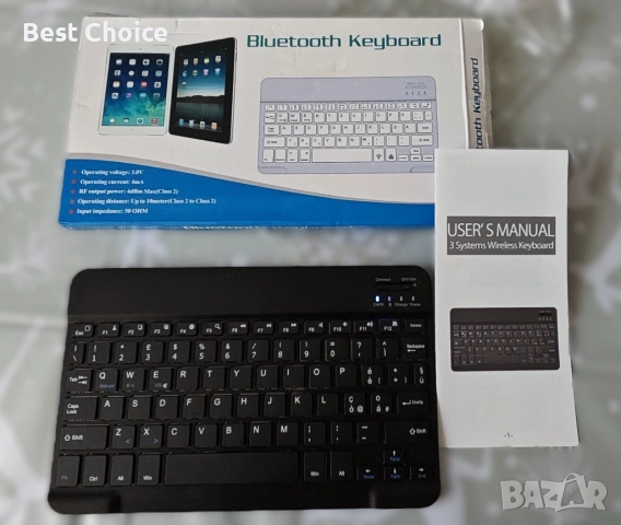 Универсална Bluetooth мини ултра тънка Bluetooth клавиатура