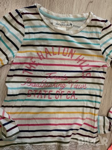 Дънки NEXT&H&M блузка 6-8г за момиче, снимка 2 - Детски панталони и дънки - 28161977