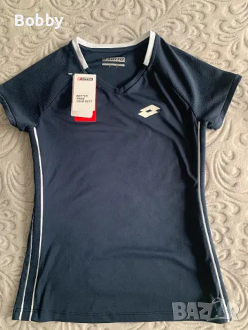 НОВА! Тениска за тенис/бадминтон Lotto 11-12 години, снимка 6 - Детски тениски и потници - 48777583