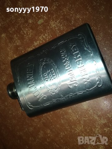 JACK DANIELS-МЕТАЛНО ДЖОБНО ШИШЕ 2112231315, снимка 12 - Антикварни и старинни предмети - 43500898