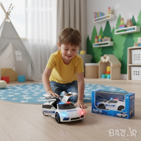 Полицейска кола със светлини и звук POLICE CAR
