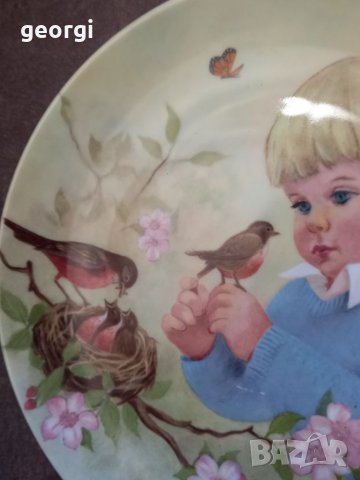 Декоративна порцеланова чиния Kaiser porcelain , снимка 2 - Декорация за дома - 39231543