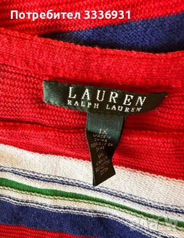 Ленена тениска Lauren Ralph Lauren, снимка 3 - Тениски - 51020117