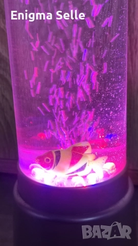 Лампа с рибка, водна лампа , снимка 4 - Лед осветление - 52921769