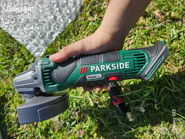 Акумулаторен ъглошлайф Parkside PWSA 20-Li F4, снимка 2 - Други инструменти - 49979980