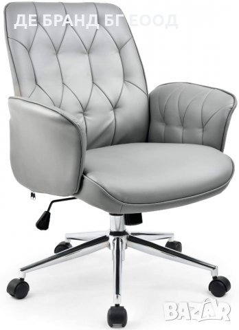Кожен офис стол тип кресло UMI DE-UM 185, снимка 1 - Столове - 32616514