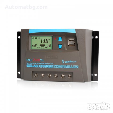 Ръчен PWM слънчев контролер Automat, За зареждане, 12V, 24V, 30А,Автоматичен високоефективен