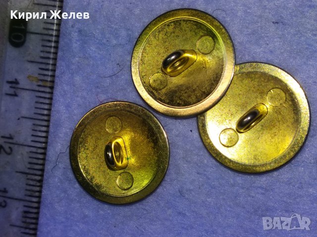 ТРИ СТАРИ ЕМАЙЛИРАНИ МЕТАЛНИ КОПЧЕТА с КРАСИВ ГЕРБ ХЕРАЛДИКА и ПОЗЛАТА 41043, снимка 11 - Колекции - 43553081