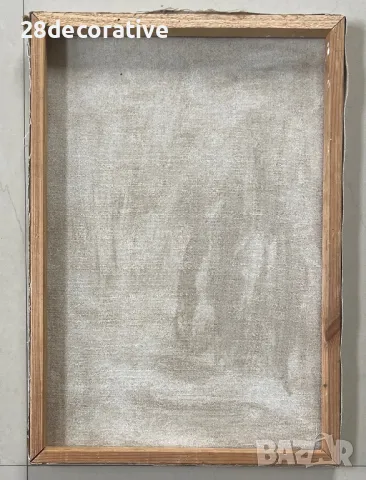 Картина на художник Венелин Петров “Ловец с куче” масло върху платно, снимка 2 - Картини - 48098555