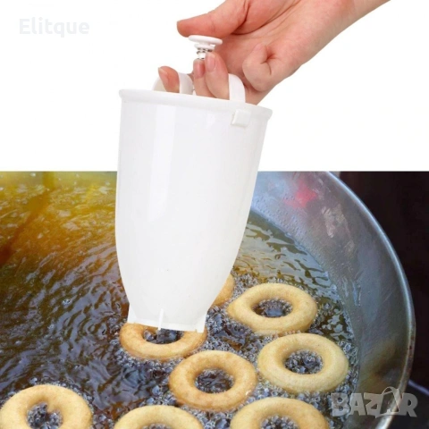 Уред – шприц за понички Donut Maker 🍩, снимка 9 - Други стоки за дома - 53271969