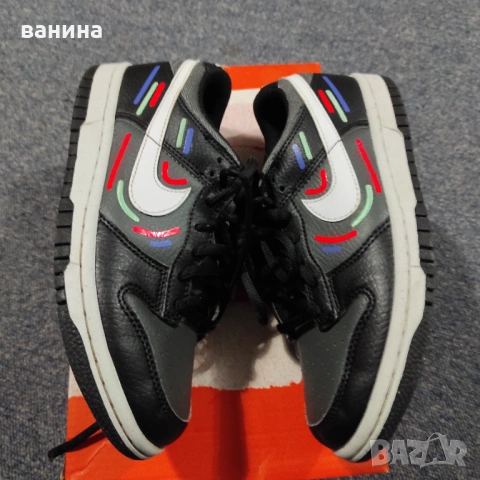 NIKE DUNK LOW GS NN FB8022-001 маратонки 35.5 22.5см, снимка 10 - Детски маратонки - 53015035
