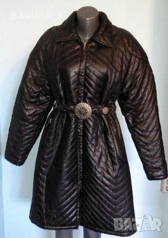 Унисекс палто / естествена кожа ”Pelle moda” / USA / голям размер , снимка 11 - Палта - 16186269